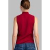 Women's Mock Neck Sleeveless Sweater Top - ee:some - 2 of 3