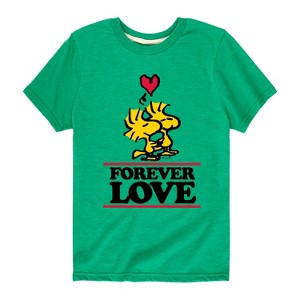 Boys' - Peanuts - Forever Love Short Sleeve Graphic T-Shirt - 1 of 4