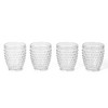 Martha Stewart Chauncey 5-Piece Handmade Hobnail Pitcher and Glassware Set, Clear - 3 of 4
