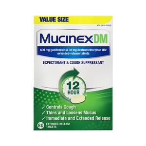 Mucinex Cold, Cough or Flu Treatment DM Capsules - 80ct - 1 of 4
