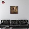 Notoriart Van Dyck - A Grey Horse Manly Inspirational Art Prints Unframed - 2 of 4