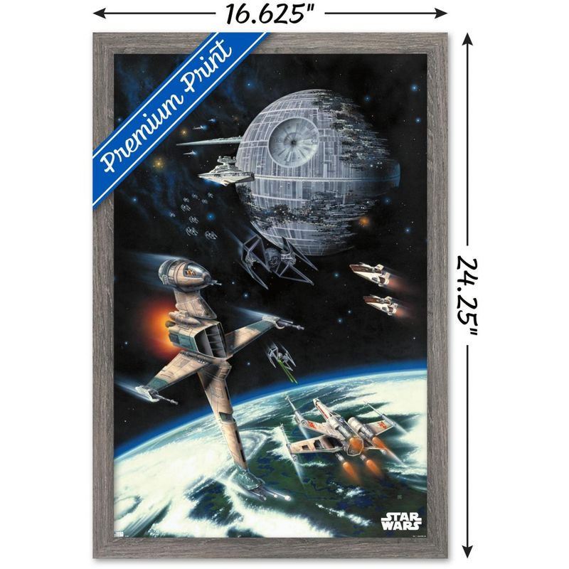 Trends International Star Wars: Return of the Jedi - Space Battle Framed Wall Poster Prints, 3 of 7