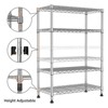 AndMakers 4 Tiers Steel Adjustable Household Shelving Unit (29.5 in. W x 47.2 in. H x 13.7 in. D) - 4 of 4