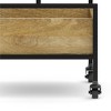 Kitchen Cart with Boxed Shape Top and Shelf for Kitchen, Dinning Room - 3 of 4