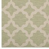 Modway Cerelia 5x8 Area Rug - Moroccan Trellis Indoor/Outdoor Rug in Beige and Light Green, Low Pile Polypropylene Weave - 2 of 4