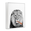 Stupell Industries Lion Brushing Teeth Bathroom, 16" x 20" - 3 of 4