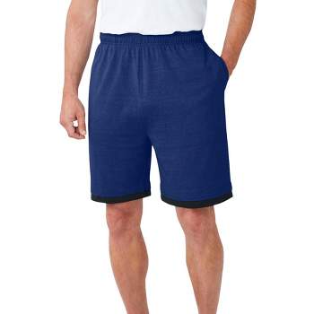 KingSize Men's Big & Tall Layered Look Lightweight Jersey Shorts