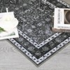 8x10 Area Rugs for Living Room Washable Rug Vintage Traditional Floor Cover Trellis Distressed - 4 of 4