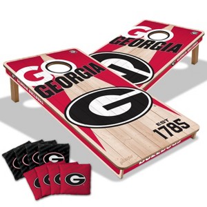 NCAA Georgia Bulldogs 2'x4' Wood Toss Game Set - 1 of 4