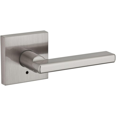 Kwikset 155hfl Halifax Privacy Door Lever Set With Push Button