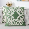 ChicFurnit Bed Pillows Home Pillow Velvet Decorative Pillow with Hidden Zipper Cotton Pillows for Living Room Decoration, Green, 20"*1"*20" - 2 of 4