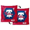 MLB Philadelphia Phillies Firm Density Connector Velvet Reverse Pillow - 3 of 3