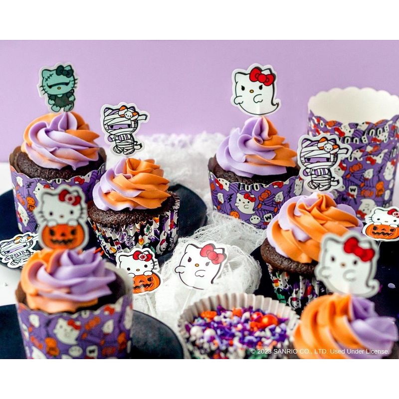 Handstand Kitchen Sanrio Hello Kitty Halloween 37-Piece Cupcake Party Set, 5 of 6