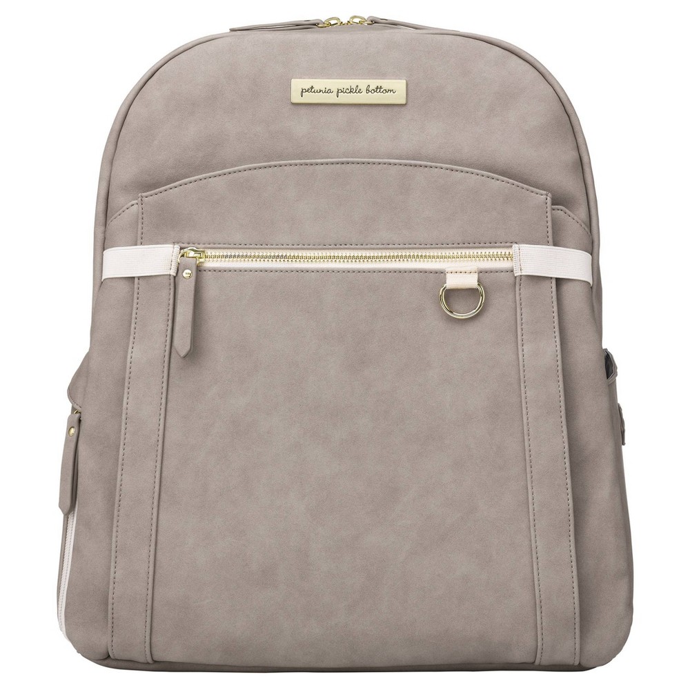 Photos - Pushchair Accessories Petunia Pickle Bottom 2-In-1 Provisions Backpack - Gray Matte 