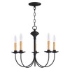 Livex Lighting Heritage 5 - Light Chandelier in  Black - 3 of 4