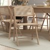 Merrick Lane Set of 2 Cane Rattan Folding Chairs - 2 of 4