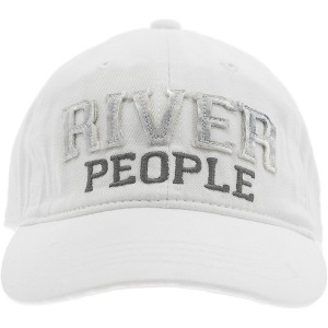 Pavilion Gift Company - River People - White Adjustable Hat - Hats - 1 of 4