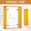 Unique Bargains Acrylic Wall Tabletop Display Floating Single Image Frame - 2 of 4