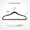 QingMoon Velvet Hanger, Ultra Thin Non Slip Hangers, Strong and Durable Hold Up to 10 Lbs with Swivel Hook for Shirts, Dress and Pant - 4 of 4