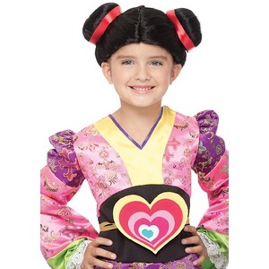 Harajuku Buns Black Child Costume Wig - 1 of 1