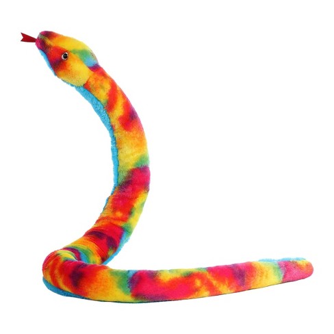 Aurora Snake 53 Rainbow Multicolored Stuffed Animal : Target