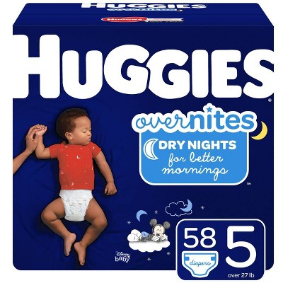 Huggies OverNites Diapers - Size 5 