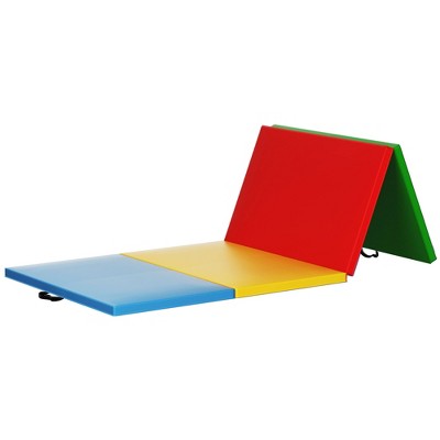 Multi-Color PVC Foam Exercise Mat and Balance Beam Set
