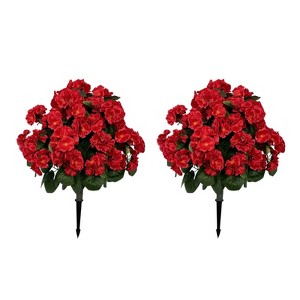 2-Pack Crabapple Flower Ground Stakes - 1 of 4
