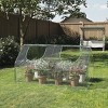 Small Greenhouse for Outdoors - 47 x 24-Inch Plant Cover Green House with Steel Frame and 2 Zippered Doors - Gardening Supplies by Home-Complete - 2 of 4