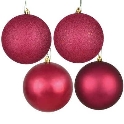 Vickerman Berry Red Ball Ornament