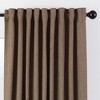 Chanasya 2pk Two Tone Textured Partial Room Darkening Window Curtain Panels - Set of 2 - 3 of 4
