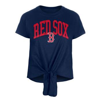 MLB Boston Red Sox Women's Front Knot T-Shirt