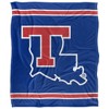 Louisiana Tech University Primary Logo Stripes Silky 50x60 Blanket, 1 Sided - 2 of 4