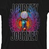 Journey Scarab with colorful wing and Jewel, journey text on black Kids T-Shirt - 2 of 4