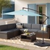 Hyleory Adjustable Octagonal Cantilever Patio Umbrella - Ultimate Shade Solution - 4 of 4