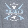 Women's - Disney - Mickey's Surf Shop Graphic Racerback Tank - 2 of 4