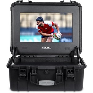 SEETEC 15.6 inch 1000nit High Bright Broadcast Portable Carry-on Waterproof Director Monitor with LUT Waveform HDMI SDI USB Input HDMI SDI Output - 1 of 1