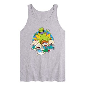 Men's - Rugrats - Running From Reptar Graphic Tank Top - 1 of 2