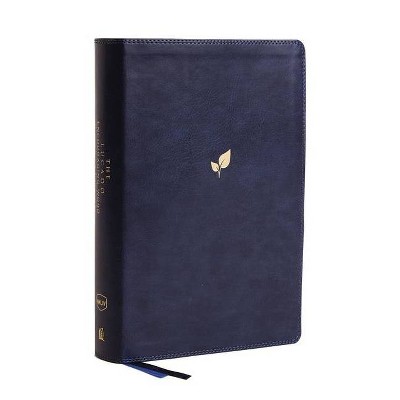 Nkjv, Lucado Encouraging Word Bible, Blue, Leathersoft, Thumb Indexed, Comfort Print - by  Thomas Nelson (Leather Bound)