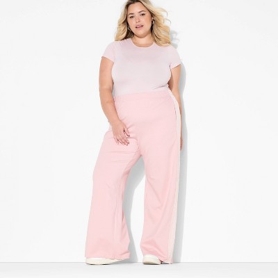 Women's Mid-Rise Wide Leg Pull-On Pants - Wild Fable™