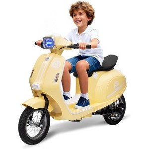 Kids Motorcycle 24V 350W Electric Ride-On, 14MPH Max, Waterproof Design, LED Lights & Rear Brake - Motorbike for Ages 8-14 - 1 of 4