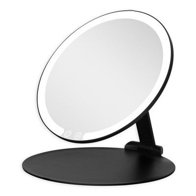 Impressions Vanity Ayla Slim Foldable Travel Makeup Mirror with LED Light