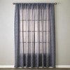 SKL Home By Saturday Knight Ltd Soft Swirl Window Curtain Panel - Charcoal - image 4 of 4