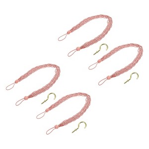 Unique Bargains Hand Woven Decorative Braided Curtain Tiebacks - 1 of 4