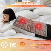 COZONY Weighted Heating Pad with Soothing Vibration, 3 Warmth Levels & 3 Massage Modes, Auto Timer, Portable - 4 of 4