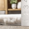 Nuloom Corra Solid Shaped 4x6 Machine Washable Indoor Area Rug for Living Room Bedroom Dining Room Kitchen, Off White - 3 of 4