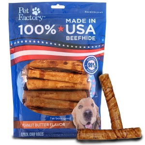 Pet Factory Made in USA Beefhide Chip Rolls - 5" - 1 of 3