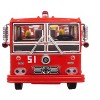 1973 Ward LaFrance Fire Engine "LAFD Engine 51" Red "5 Alarm" Series Limited Edition 1/87 (HO) Diecast Model by Iconic Replicas - 3 of 4