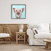 Stupell Industries Babe Screen Piglet Floating Frame Canvas Art - 3 of 4