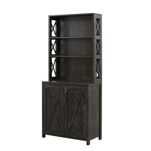 Extra Tall Cabinet Charcoal Gray - Buylateral